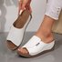 Leather Vintage Plain Sandal