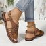 Plain Vintage Leather Sandal