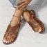 Plain Vintage Leather Sandal
