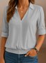 Plain Casual Regular Fit Shirt