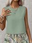 Women's Floral Print Casual Vest Shorts Two-Piece Set