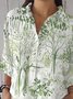 Tree Regular Fit Cotton Simple Shirt