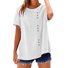 V Neck Casual Plain Shirt