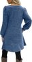 Women Plain Crew Neck Casual Long Sleeve T-shirt