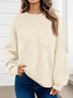 Plain Casual Hoodie