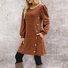 Women Plain Crew Neck Casual Long Sleeve T-shirt