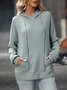 Hoodie Cotton Casual Plain Hoodie