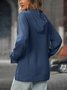 Hoodie Cotton Casual Plain Hoodie