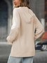 Hoodie Cotton Casual Plain Hoodie