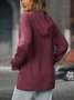 Hoodie Cotton Casual Plain Hoodie