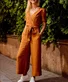 Urban Plain V Neck Jumpsuit