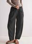 Casual Loose Plain Pants