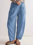 Casual Loose Plain Pants