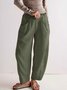 Casual Loose Plain Pants
