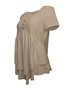Women Plain Crew Neck Casual Short Sleeve T-shirt