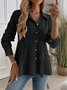 Cotton Casual Regular Fit Shirt Collar Shirt