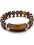 New Natural Stone 8mm Amethyst Rose Quartz Crushed Stone Butterfly Two-piece Bracelet