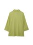 Casual Plain Shirt Collar Two-Piece Set