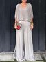 Women's Split Joint Plain Daily Going Out Two-Piece Set White Casual Summer Top With Pants Matching Set