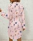 Casual Shirt Collar Regular Fit Dress With No