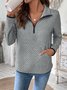 Cotton Casual Sweatshirt