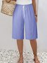 Women's Loose Casual Lace-Up Straight Pants