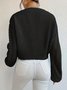 Casual Cotton V Neck Sweater
