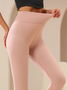 Women's Wool Silk Leggings 5a Antibacterial New High Waist Autumn And Winter Slim Fit Inner Wear Warm Pants