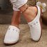 Summer Pu Plain Casual Sandal