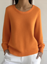 Halloween Casual Crew Neck Sweater