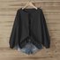 Women Plain Crew Neck Casual Long Sleeve T-shirt