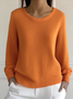 Halloween Casual Crew Neck Sweater
