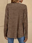 Women Abstract Crew Neck Casual Long Sleeve T-shirt
