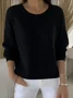 Crew Neck Vintage Regular Fit Halloween Sweater