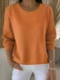 Crew Neck Vintage Regular Fit Halloween Sweater