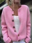 Casual Stand Collar Halloween Cardigan