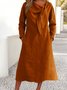 Plain Regular Fit Casual Dress With No