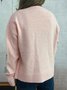 Casual Crew Neck Regular Fit Cardigan