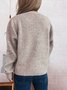 Casual Crew Neck Regular Fit Cardigan