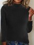 Casual Plain Sweater