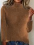 Casual Plain Sweater