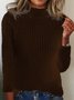 Casual Plain Sweater