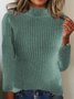 Casual Plain Sweater