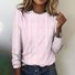 Women Striped Crew Neck Vintage Long Sleeve T-shirt