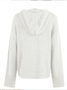 Split Joint Lady Romance Cotton Solid Color Hooded Single-breasted Cross-border Sweater Women 2025 Autumn And Winter New Drawstring Knitted Cardigan Jacket