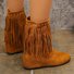 Vintage Autumn Suede Boots