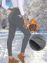 Autumn And Winter Pocket Plus Fleece Leggings High Waist Outer Wear Sports Yoga Pants