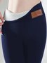 Four-Side Projectile Plain Regular Fit Casual Plush Four-way Stretch Tights Warm Pants Autumn And Winter Style Lambskin Thickened Stretch Leggings