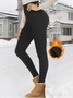 Women's Warm High Waist Casual Sports Leggings Autumn And Winter Plus Fleece Yoga Tights
