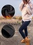 Women's Warm High Waist Casual Sports Leggings Autumn And Winter Plus Fleece Yoga Tights